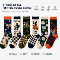 Chaussettes de sport à impression numérique sans couture à 360 degrés, personnalisables avec n'importe quel motif, en coton, bambou, nylon, polyester, laine mérinos
