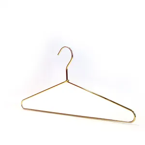 ELATE Retail Rack Exquisite Clothes Hangers No Deformed Wire Metal Shirt Gold Hanger