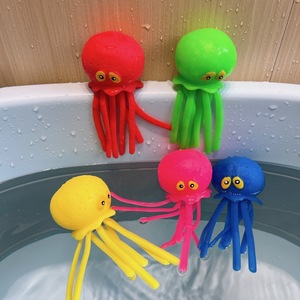 ของเล่นบีบน้ำรูปปลาหมึกหลากสี JOTOYS ของเล่นคลายเครียด ของเล่นอาบน้ำ ของตกแต่งห้องอาบน้ำ ของขวัญฤดูร้อน - Product Image 5