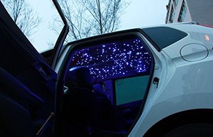 Kits de plafonniers de voiture 12V 16W avec étoiles, éclairage de plafond de voiture à fibre optique 3M avec contrôle musical - Product Image 5