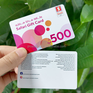 Personalización de fábrica MOQ bajo Tarjeta de plástico de alta calidad Tarjeta de regalo de impresión a todo color personalizada para regalo de negocios - Product Image 1