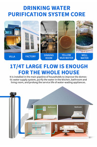 Sistema de Ultrafiltración de Alta Calidad de 3t/h, Filtro de Agua Central de Acero Inoxidable para Toda la Casa, Purificador de Agua UF con <span class=keywords><strong>Abrazadera</strong></span> para Uso Doméstico - Product Image 4