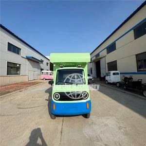 Carrito de Comida Móvil, Quiosco para Venta de Waffles, Crepas, Helados, Café, Remolque de Comida para Venta Ambulante y Eventos - Product Image 4