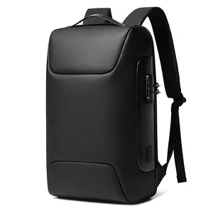 USB Charging Business travel water proof Anti theft password lock Laptop Backpack customize USB Smart Backpack