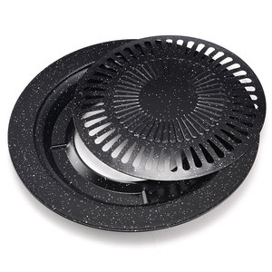 Parrilla Portátil Estilo Coreano, Redonda, Gruesa, Antiadherente, Fácil de Limpiar, para Uso en Exteriores QX 7001 - Product Image 2