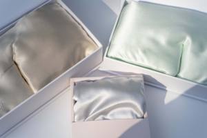 Kadın erkek yumuşak karartma 100% dut ipek uyku maskesi göz kapağı eyemask büyük ipek göz maskesi ile ayarlanabilir Velcro - Product Image 6