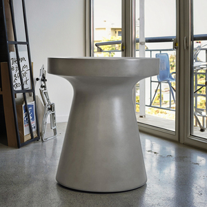 Mobilier d'extérieur moderne du milieu du siècle respectueux de l'environnement personnalisé du Vietnam Table de chevet en ciment robuste parc de chambre à coucher en béton appartement - Product Image 5