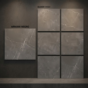 Azulejos de Porcelana Rústicos Antideslizantes Breccia Latte de 800x800 mm, Diseño de Suelo con Efecto Piedra Mate - Product Image 3
