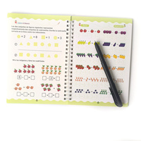 Cuaderno de Matemáticas Personalizado con Espiral para Niños Preescolares, Números en Español, Conteo, Suma, Resta, División, Libro de Trazado