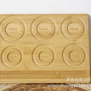 Bandeja de madera con cuentas de 20cm, 19cm, 18cm, 17cm, 16cm, 15cm para pulseras, collares, herramientas de manualidades DIY - Product Image 1