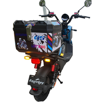60V Tahan Air 65Km/jam 1000W Skuter Moped Listrik Sepeda Motor Jalanan Off-Road Layar LCD Baterai Lithium Tidak Termasuk