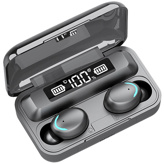 Audifonos F9-5 IPX7 Waterproof 5.2 True Wireless Earbuds Headset Smart in Ear Headphones TWS Power Bank Hand Free Earphone