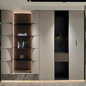 Gabinete de madera de diseño moderno de gama alta personalizado con función ajustable para el hogar, dormitorio, apartamento o muebles escolares - Product Image 4