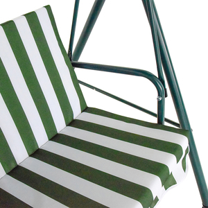 Ngoài Trời Không Thấm Nước Polyester Vải Tán 8Cm Đệm 3 Ghế Kim Loại Patio Hiên Đu - Product Image 5