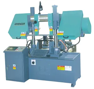 GHS4240 GHS4250 Horizontal CNC Automatic Band Saw metal round bar pipe cutting machine