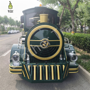 Ce Venta caliente interior y exterior eléctrico tren turístico económico Parque de Atracciones paseo atracción <span class=keywords><strong>ruedas</strong></span> tren conjunto para la venta - Product Image 6