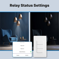 Interrupteur intelligent Matter, Nouveaux produits pour la maison intelligente aux États-Unis, Interrupteur intelligent Tuya, Interrupteurs muraux Wi-Fi Smart Life à commande vocale et à distance
