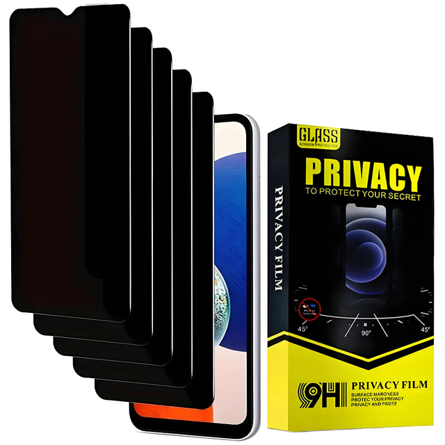 Anti-Spy Tempered Glass Screen Protector for Samsung Galaxy A05 A05s A06 A07 A54 S23 FE Full Coverage Privacy Anti-Scratch Film