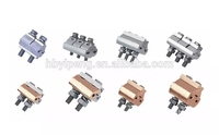 Conector Bimetálico de Aluminio y Cobre de Alta Resistencia YP PG con Ranura Paralela para Montaje en Pared/Poste de Líneas Eléctricas Aéreas
