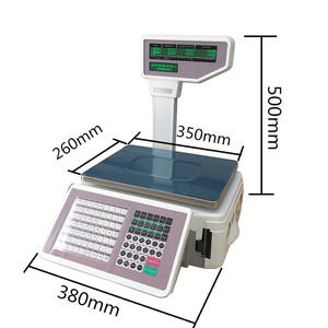 Hot Sell 30kg 15kg TMA Electronic Retail Cash Register Weighing Barcode Label Printing <strong>Scales</strong> for Fruits Supermarket - Product Image 3
