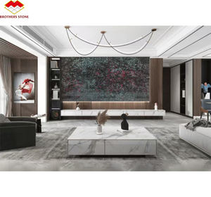 Lastra ad arco in <span class=keywords><strong>pietra</strong></span> lussuosa in marmo importato rosso di alta qualità melograno - Product Image 5