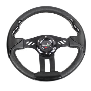 RAS Racing Steering <b>Wheel</b> 13 Inch PU Material 3 <b>Spokes</b> For Car Performance - Product Image 5