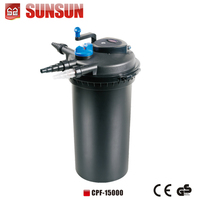 Système de filtration pour bassin à poissons koï SUNSUN série CPF, écologique, en plastique, à pression d'eau et UV
