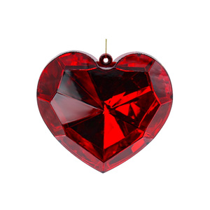Rhinestone pha lê nhiều màu Jewel Acrylic Trái Tim Kim Cương nhựa cướp biển thạch giáng sinh Valentine bên trang trí nhà - Product Image 5