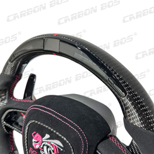 Volante Sportivo in Fibra di Carbonio Personalizzabile per Dodge Charger SRT Durango HELLCAT, Vendita Diretta dalla Fabbrica - Product Image 5