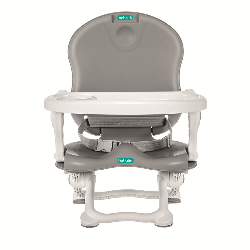 Chaise de salle à manger portable grise