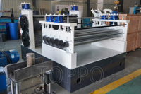 Machine de gaufrage à froid entièrement automatique pour tôles métalliques