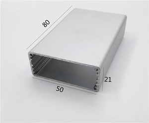 Boîtier de contrôle en aluminium extrudé blindé EMI 50,5*21mm, anodisé sur mesure, IP54, pour routeur réseau 5G, télécommunications, <span class=keywords><strong>Ethernet</strong></span>, fibre - Product Image 2