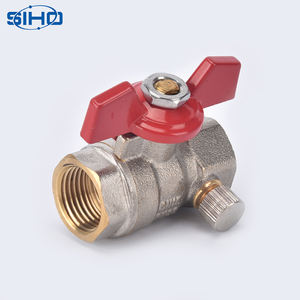 Nouveau produit Robinet à bille en laiton forgé avec poignée papillon de 1/2 pouce - Product Image 3