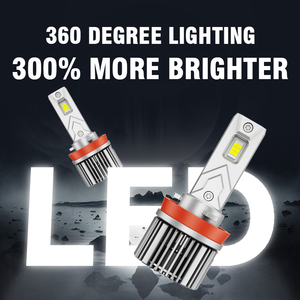 Phare LED haute puissance 100W H11 9012 H4 9005 H7 40000LM blanc naturel Canbus 6000k 12V 24V ventilateur de refroidissement IP68 IP68 - Product Image 5