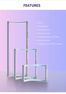 TIANLANG บูธอลูมิเนียมขนาด6*6ม. อุปกรณ์งานแสดงสินค้าเพื่อสิ่งแวดล้อม - Product Image 2