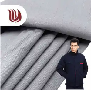 environentally friendly fabrics 20*16 twill cvc cotton 220gsm antistatic fabric for workwear worker suit