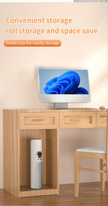 Chauffe-pieds portable personnalisé pour le bureau et la maison, chauffe-jambes pliable sous le bureau, chauffage électrique personnel pour les jambes et les pieds - Product Image 4