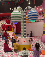 Moetry - Aire de jeux intérieure commerciale, mini-équipement de jeu interactif, machine à balles, jeux souples pour enfants
