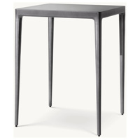 Tables hautes et tabourets de bar d'extérieur en aluminium pour soirées chic en cabane ou dans le jardin