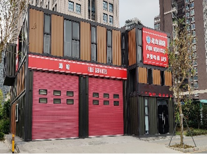 Abri d'urgence incendie, cabine de secours pour la lutte contre les incendies avec mobilité flexible, unité de sauvetage à réponse rapide, compatible énergie solaire - Product Image 3