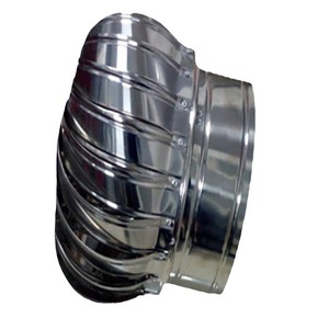 Ventilador Axial de Techo de Acero Inoxidable 304, Campana de Ventilación Plateada - Product Image 5