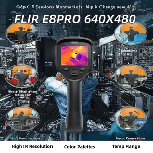 <span class=keywords><strong>Caméra</strong></span> <span class=keywords><strong>thermique</strong></span> Flir E8Pro à écran tactile, numérique, pour usage professionnel, <span class=keywords><strong>bâtiment</strong></span> industriel et applications électriques infrarouges - Product Image 2