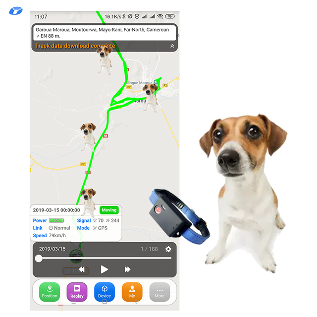 Smart GPS Pet Tracker Cat Dog Spy Smallest GPS Tracking Chip Global Locator 2G 4G Small Animal Collar Gps tracker