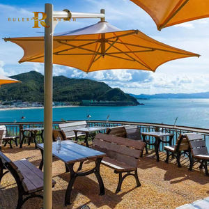 Parasol paysager à structure tendue en <span class=keywords><strong>membrane</strong></span>, pour ombrage de <span class=keywords><strong>piscine</strong></span>, patio, bord de mer, mobilier d'extérieur, auvent pliable en aluminium - Product Image 1