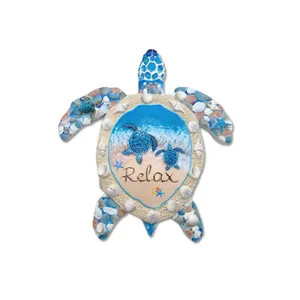 Resin Beach Turtle Shape Tourist Croatia Turkey Bulgaria Souvenir Fridge Magnet