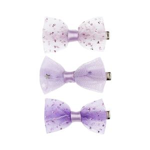 Lot de 3 barrettes en tissu à nœud papillon, pinces à cheveux papillon pour filles, bébés, enfants, accessoires de fête - Product Image 1