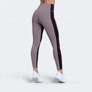 Women's Customized Fitness Gym/Yoga Mid Waist <b>Leggings</b> <b>Pocket</b> Spandex/Polyester Material Four-Way Stretch for Sports Yoga - Product Image 2