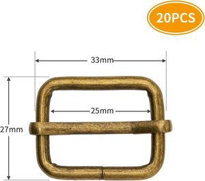 Metal Buckles Adjustable Slide For Purse Bag Hardware Making Supplies <b>Backpack</b> Replacement Hardware Pin Strap Buckle - Product Image 3