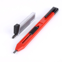 Crayon mécanique rechargeable pour charpentier avec mine plate pour le marquage de la construction et du travail du bois, marqueur de trous profonds OEM