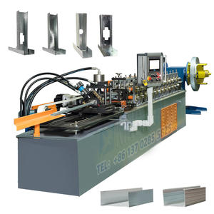Machine de fabrication de goujon métallique pour cloison sèche CD UD UW CW Machine de formage de rouleaux d'acier à <span class=keywords><strong>canal</strong></span> C - Product Image 1